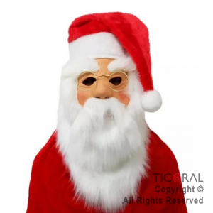 MASCARA PAPA NOEL DE LATEX  